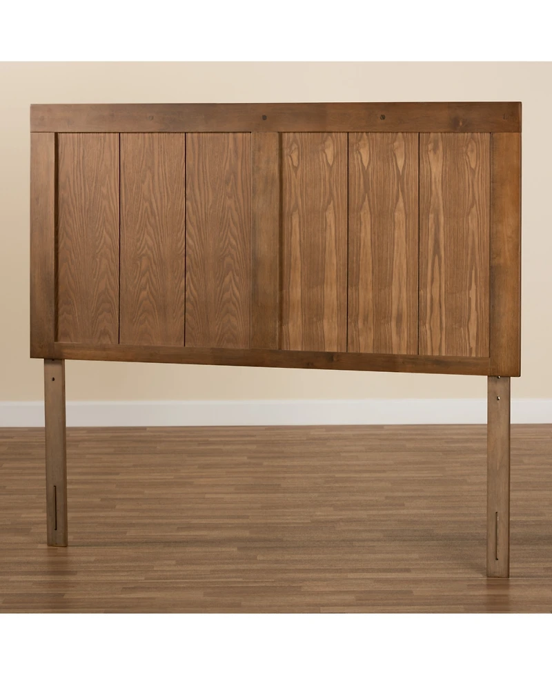 Baxton Studio Patwin Modern and Contemporary Transitional Queen Size Finished Wood Headboard