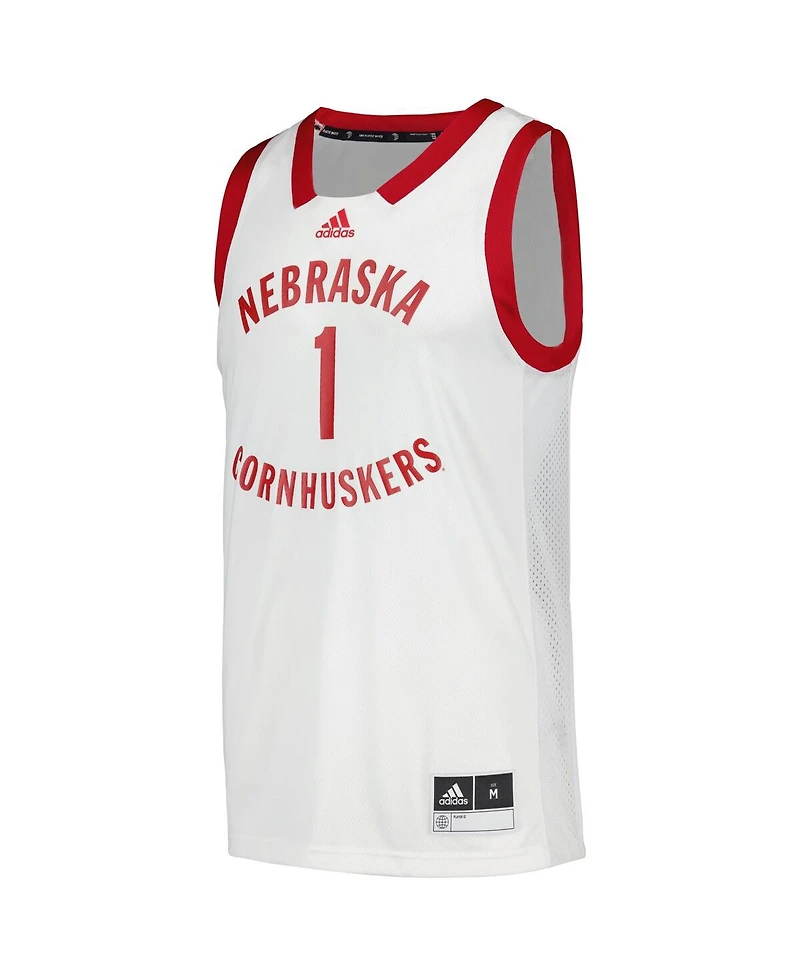Adidas Men's #1 Nebraska Huskers Team Swingman Jersey