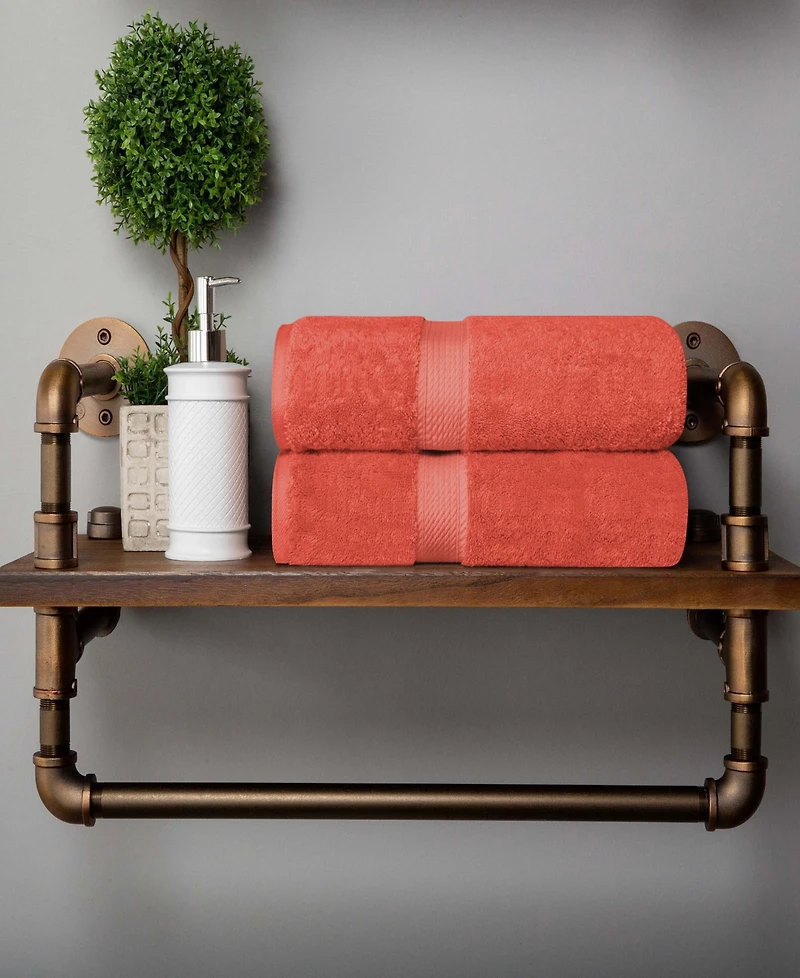 Superior 100% Egyptian Cotton 2-Pc Bath Towel Set