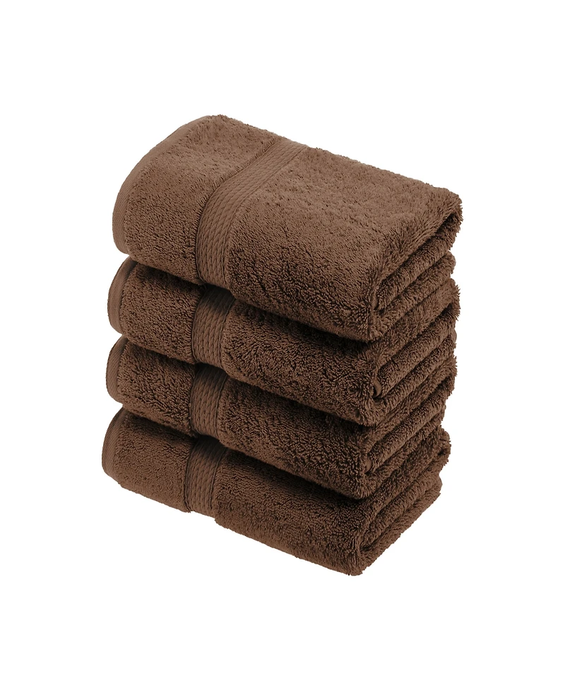 Superior 100% Egyptian Cotton 4-Piece Hand Towel Set