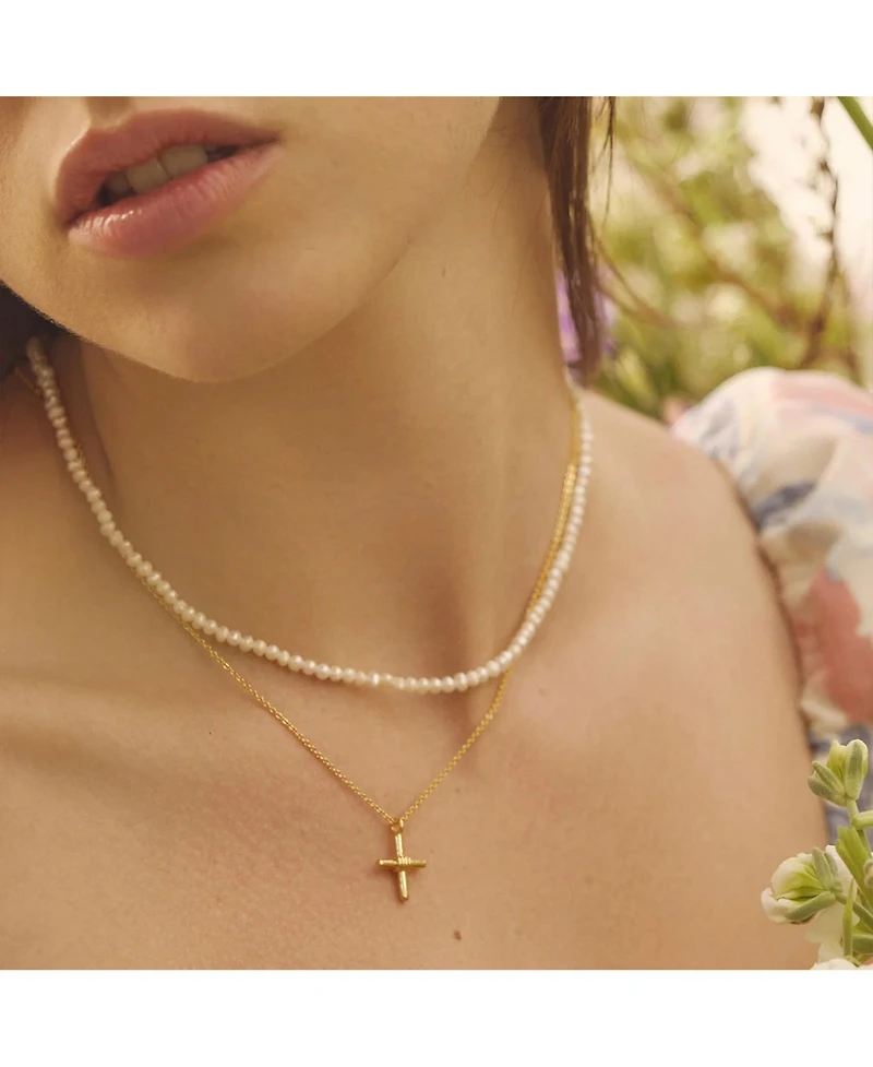 Linda Basic Cultured Pearl Necklace
