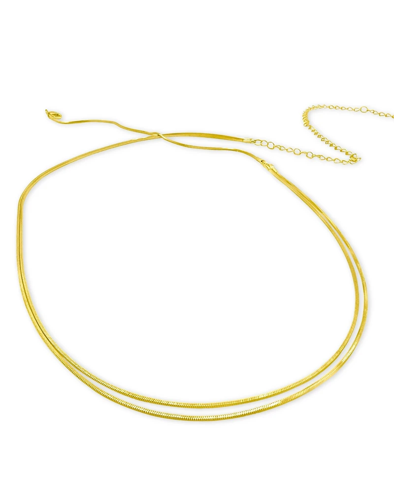 Adornia 14k Gold-Plated Adjustable Waist Chain