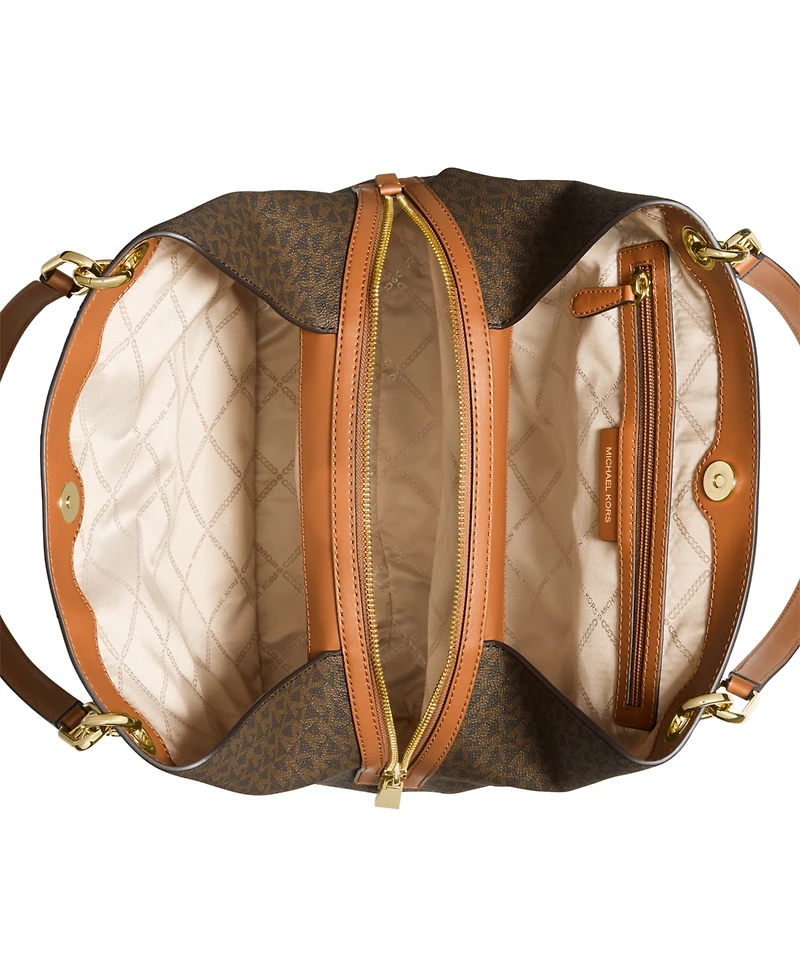 Michael Kors Kensington Large Logo Shoulder Tote