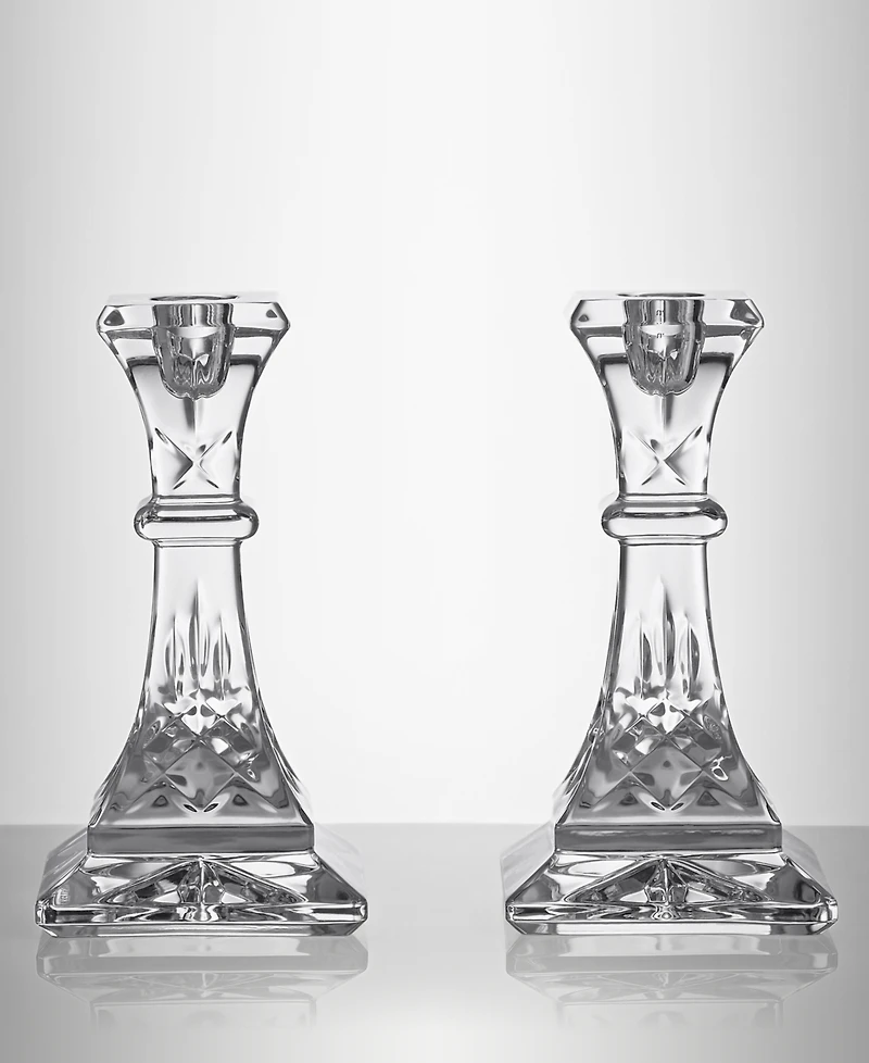Waterford Lismore Candlestick 6" Set of 2
