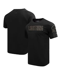 Men's Pro Standard Black Tampa Bay Lightning Wordmark T-shirt