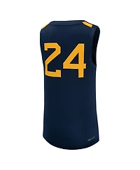 Big Boys Nike #24 Navy West Virginia Mountaineers Team Replica Basketball Jersey