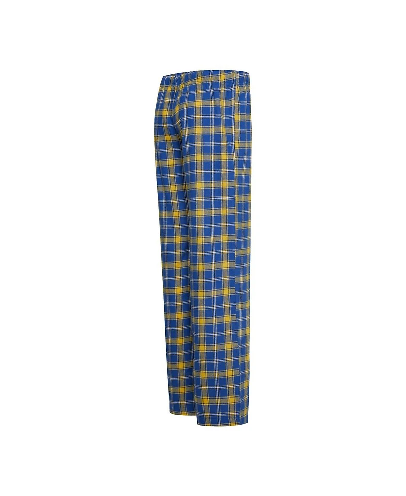 Women's Concepts Sport Royal, Gold Los Angeles Rams Arctic T-shirt and Flannel Pants Sleep Set