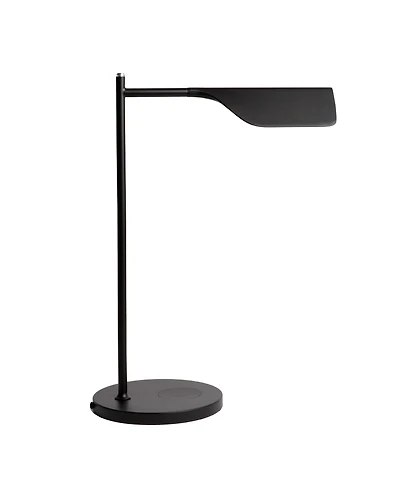 Leaf 16" Industrial Led Desk Lamp with Wireless Charging Pad
