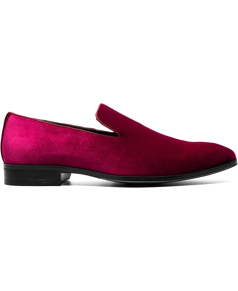 Stacy Adams Men's Savian Velour Slip-On Loafers