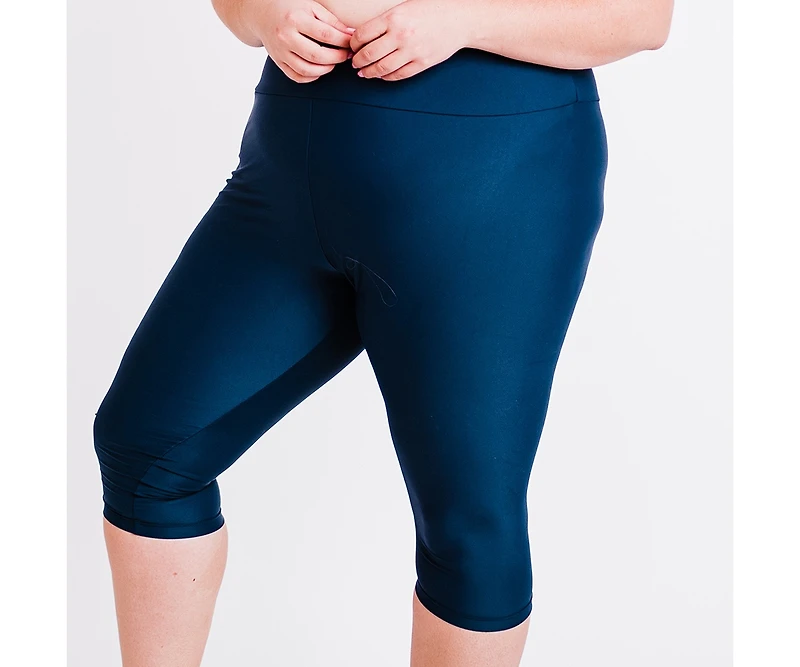 Calypsa Plus Capri Swim Leggings
