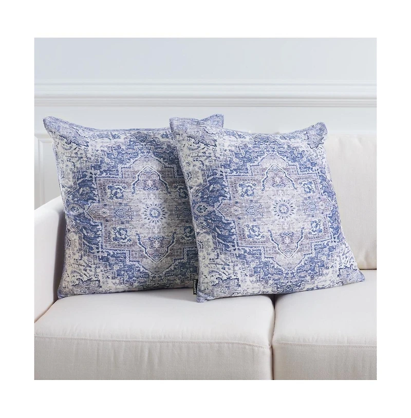 Safavieh Zeru 22" x 22" Pillow (Set of 2)
