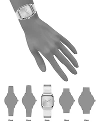 Anne Klein Women's Quartz Silver-Tone Stainless Steel Watch, 26mm