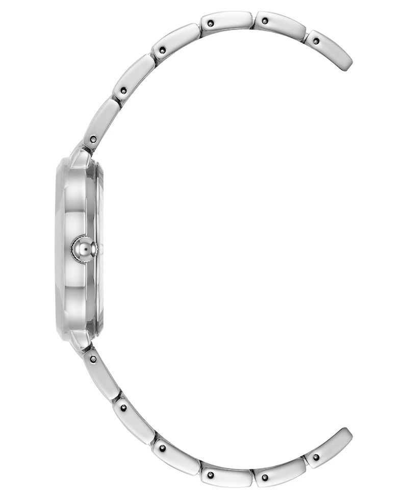 Anne Klein Women's Quartz Silver-Tone Alloy Link Watch, 26mm