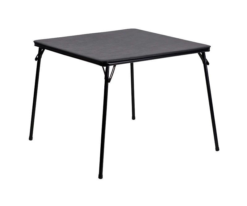 Foldable Card Table With Vinyl Top - Game Portable