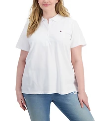 Tommy Hilfiger Plus Size Short-Sleeve Polo Shirt
