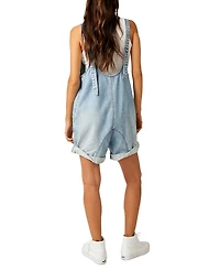 Free People Women's Cotton High Roller V-Neck Shortall