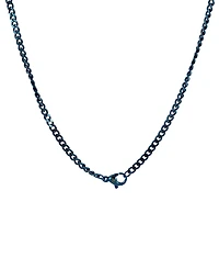 Blackjack Men's Star of David 24" Pendant Necklace in Stainless Steel