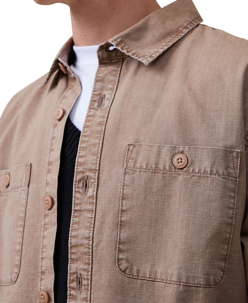 Cotton On Men's Heavy Oversized Fit Overshirt