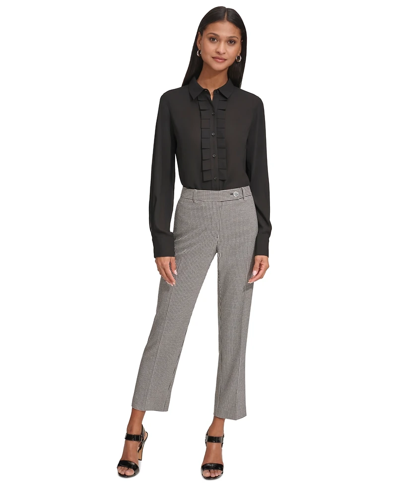 Karl Lagerfeld Paris Women's Ruffled Blouse