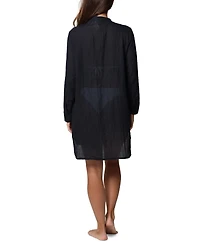 J Valdi Women's Big Shirt Cover-Up Top