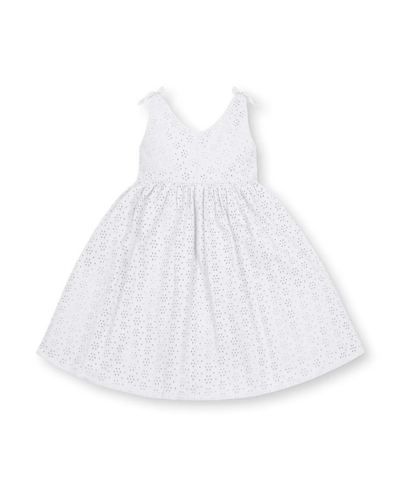 Hope & Henry Toddler Girls Sleeveless Bow Shoulder Swing Dress