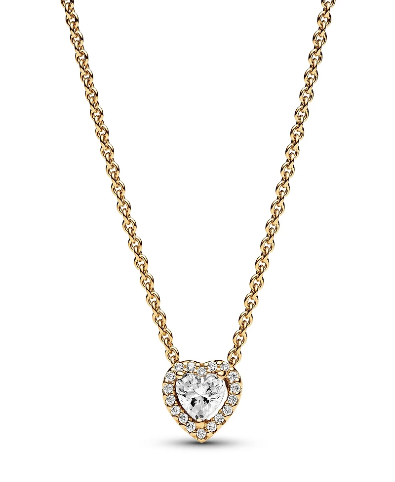 Pandora Timeless Sparkling Cubic Zirconia Heart Collier Necklace