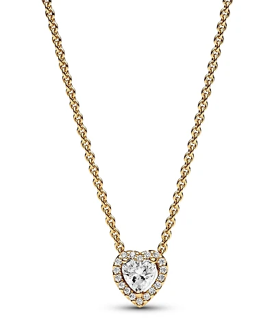 Pandora Timeless Sparkling Cubic Zirconia Heart Collier Necklace