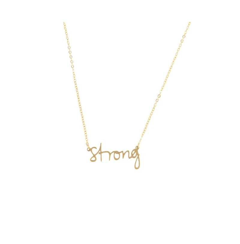 316L Absolute Affirmation "Strong" Necklace - Strong