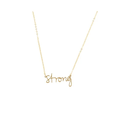 316L Absolute Affirmation "Strong" Necklace - Strong