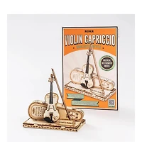 Diy 3D Wooden Puzzle - Violin Capriccio - 62 pcs