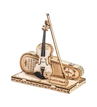 Diy 3D Wooden Puzzle - Violin Capriccio - 62 pcs