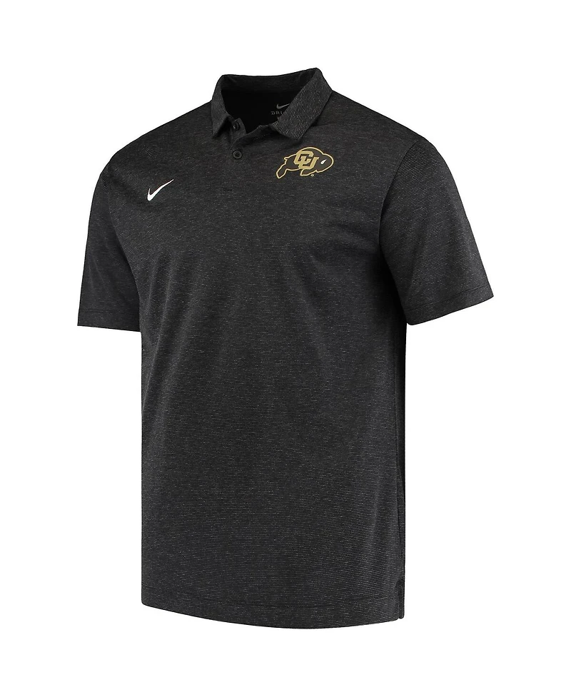 Men's Nike Black Colorado Buffaloes College Performance Polo Shirt