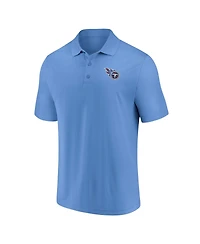 Men's Fanatics Light Blue Tennessee Titans Component Polo Shirt