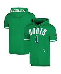 Men's Pro Standard Jalen Hurts Kelly Green Philadelphia Eagles Player Name and Number Hoodie T-shirt