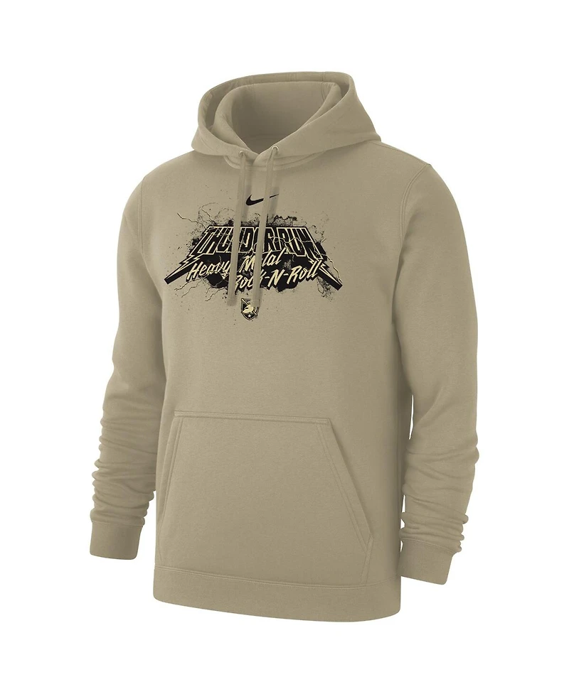 Men's Nike Gold Army Black Knights 2023 Rivalry Collection Heavy Metal Club Fleece Pullover Hoodie