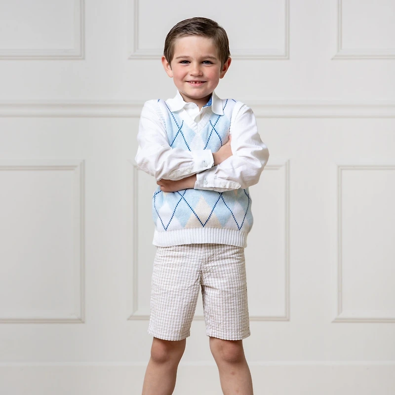 Hope & Henry Toddler Boys Seersucker Short