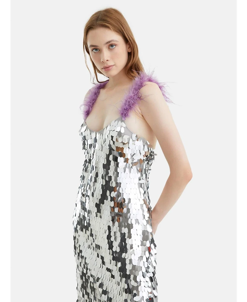 Nocturne Women's Sequined Long Dress