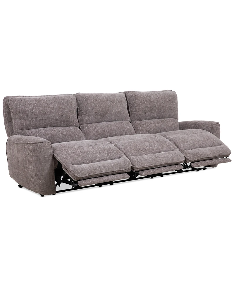 Closeout! Deklyn 106" 3-Pc. Zero Gravity Fabric Sofa with 3 Power Recliners, Created for Macy's