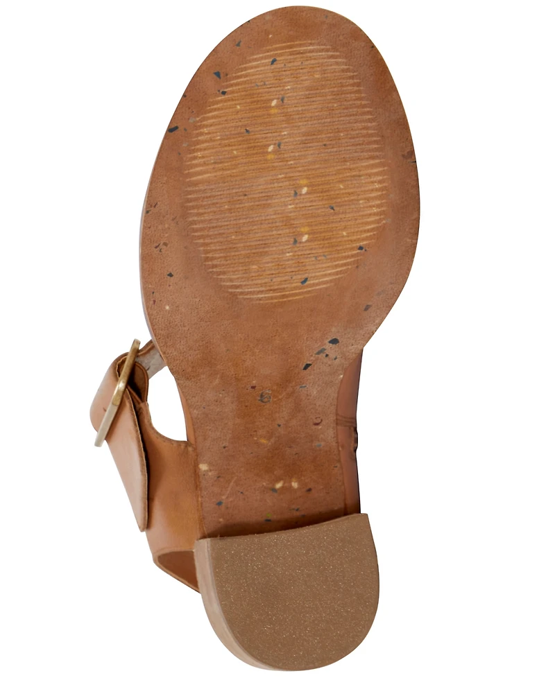 Lucky Brand Women's Darnah Cutout Block-Heel City Sandals