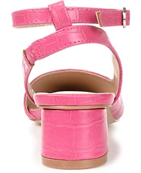 Journee Collection Women's Keefa Ankle Strap Slingback Heels