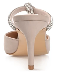 Journee Collection Women's Lunna Rhinestone Knot Dress Pumps