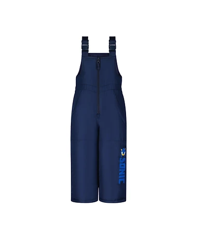 Sega Sonic the Hedgehog Toddler Boys Logo Bib Snow Pants