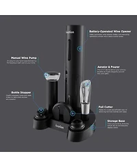 Ivation 7 Piece Wine Set, Electric Wine Opener, Wine Pump & More!