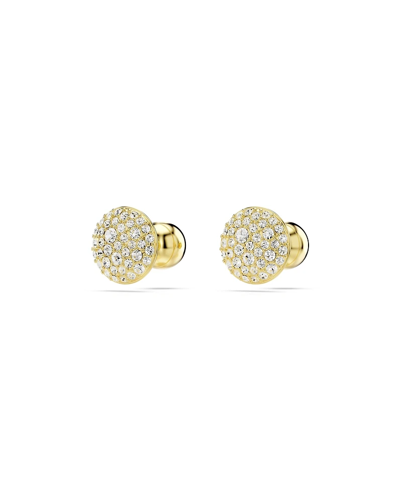 Swarovski White, Gold-Tone Meteora Stud Earrings