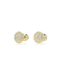 Swarovski White, Gold-Tone Meteora Stud Earrings