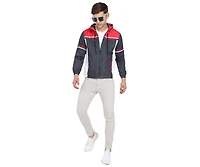 Campus Sutra Men's Multicolor Zip-Front Jacket With Insert Pocket
