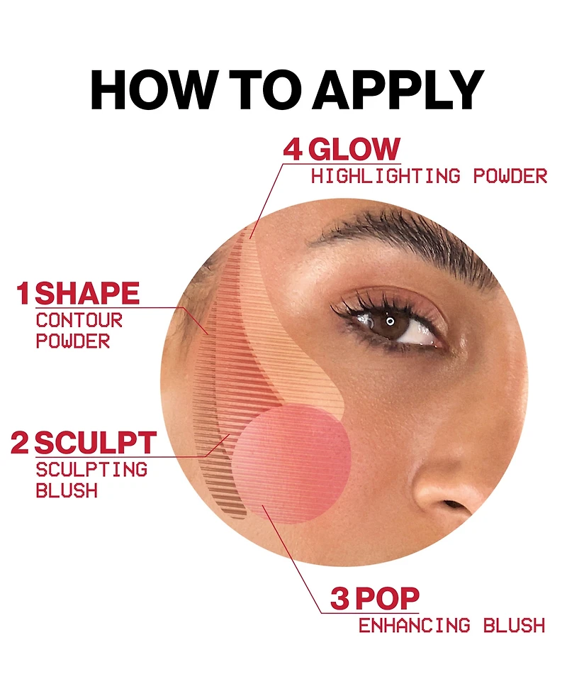 Smashbox Halo Sculpt + Glow Face Palette With Vitamin E