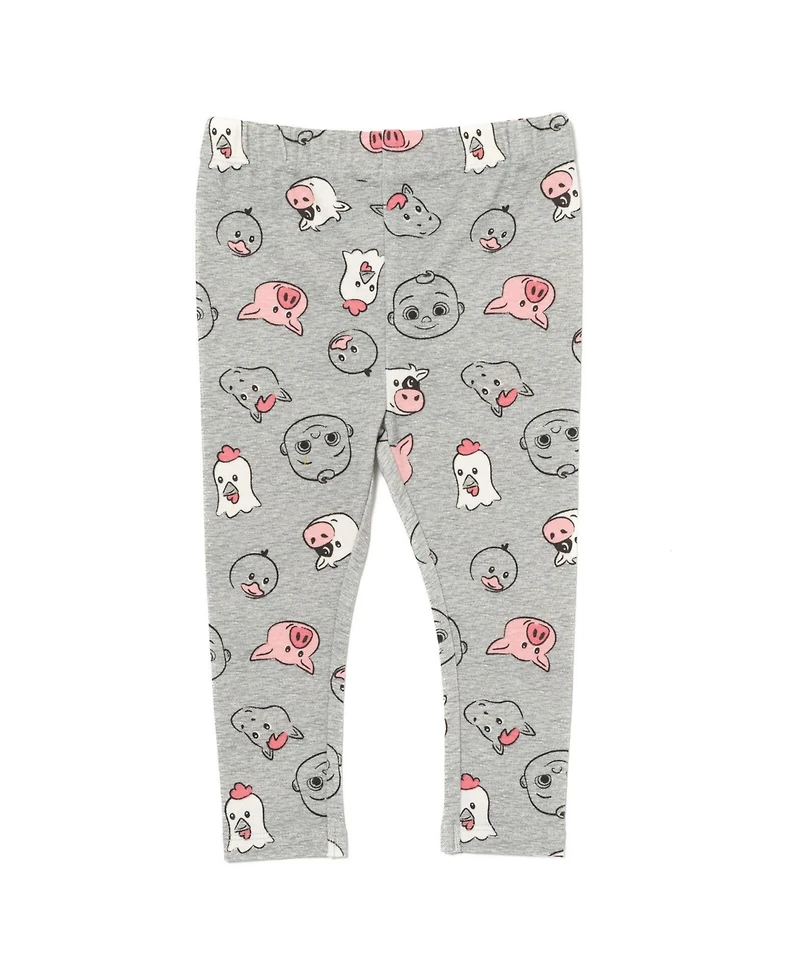 CoComelon Baby Girls Jj Fleece Pullover Hoodie and Pants Outfit Set to
