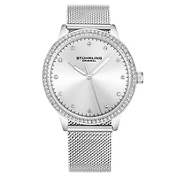 Stuhrling Women's 3904 Quartz 38mm Fashion Mesh Band Watch