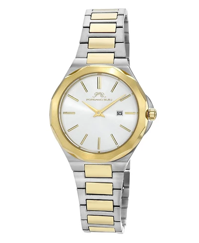Victoria Stainless Steel Two Tone Women's Watch 1241CVIS